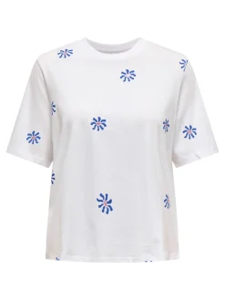 ONLRITA S/S FLOWER TOP BOX JRS