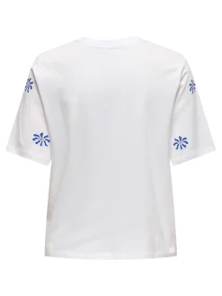 ONLRITA S/S FLOWER TOP BOX JRS