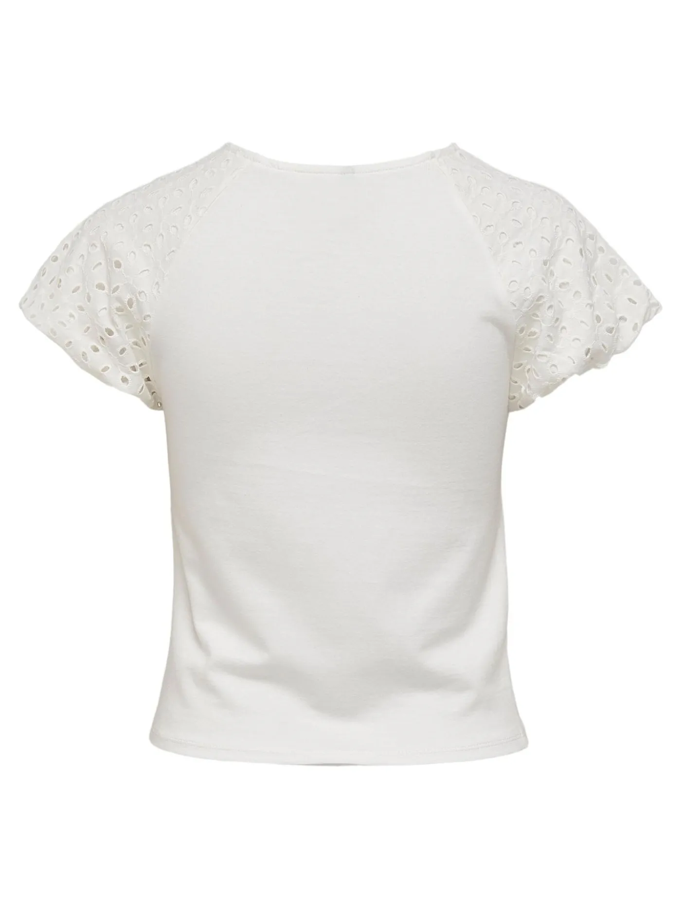 ONLRIZZA LIFE S/S MIX TOP JRS - Cloud Dancer