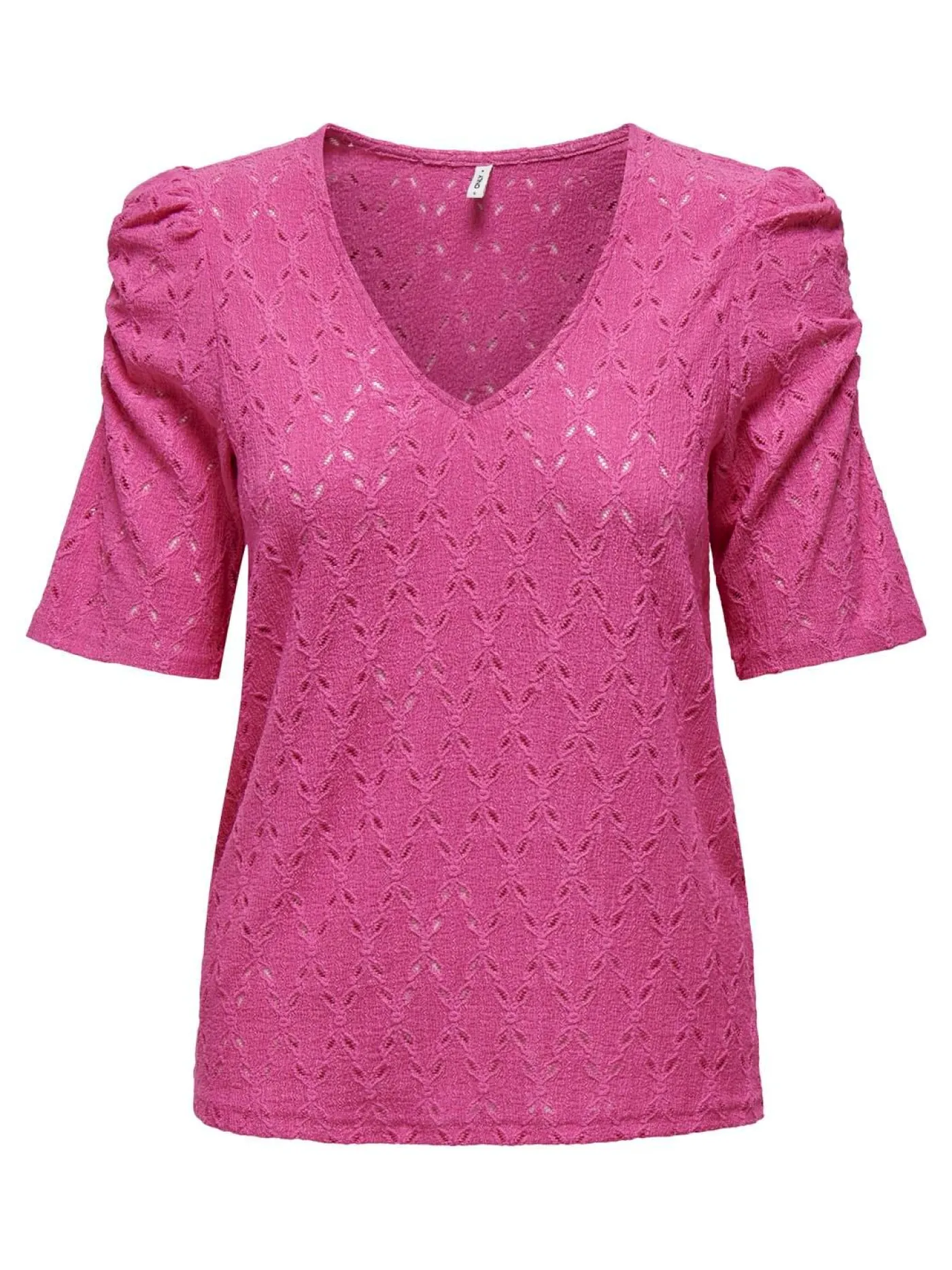 ONLROSA S/S V-NECK PUFF TOP JRS