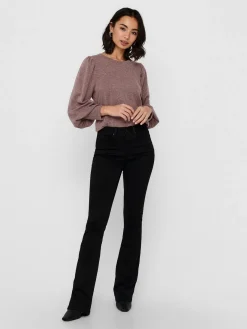 ONLROYAL LIFE HIGH SWEET FLARE 600 - Black