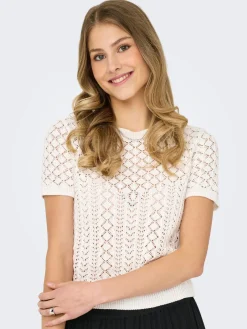 ONLSAGA LIFE SS O-NECK CC KNT