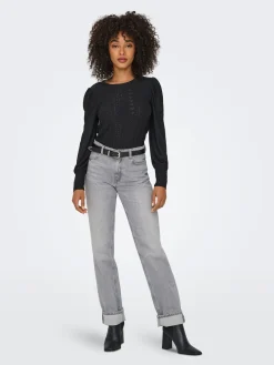 ONLSANDRA L/S PUFF TOP JRS NOOS