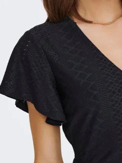 ONLSANDRA S/S V-NECK DRESS JRS