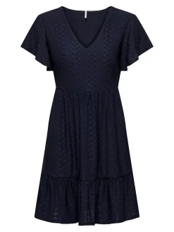 ONLSANDRA S/S V-NECK DRESS JRS