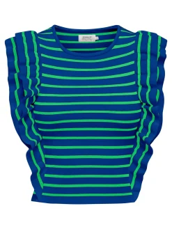 ONLSANDY SL LONG RUFFLE O-NECK KNT