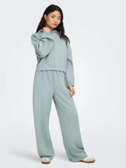 ONLSCARLETT L/S ZIP HOOD SWT NOOS