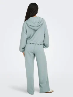 ONLSCARLETT L/S ZIP HOOD SWT NOOS