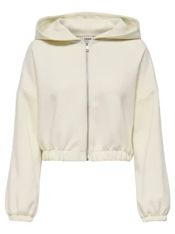 ONLSCARLETT L/S ZIP HOOD SWT NOOS