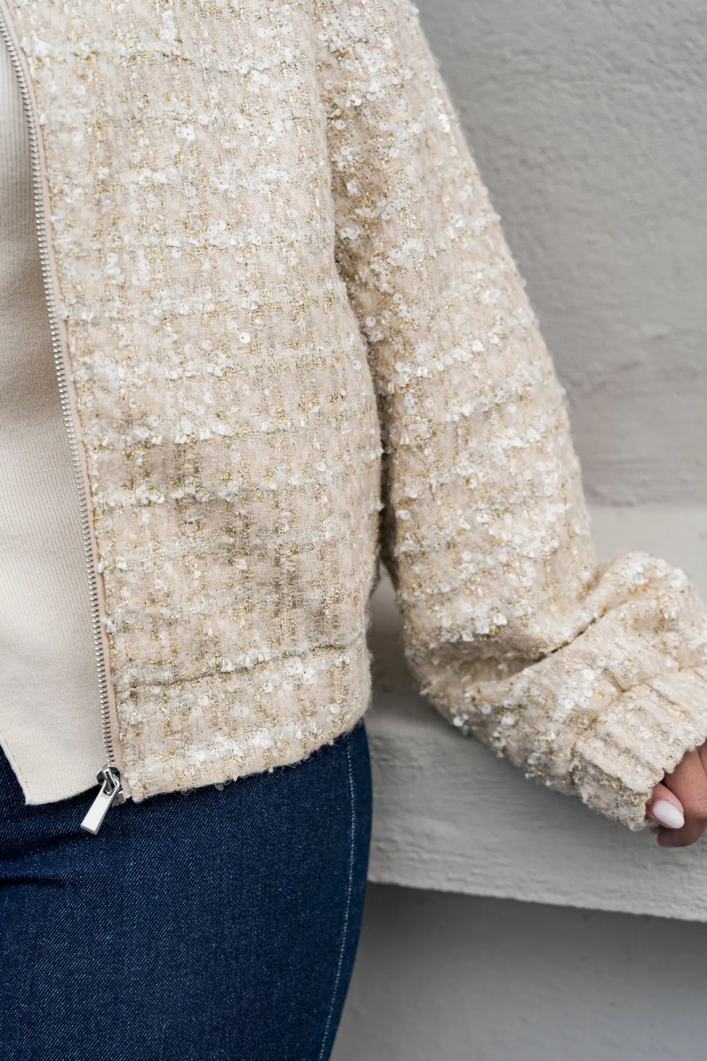 ONLSIGNE SEQUIN BOUCLE JACKET OTW