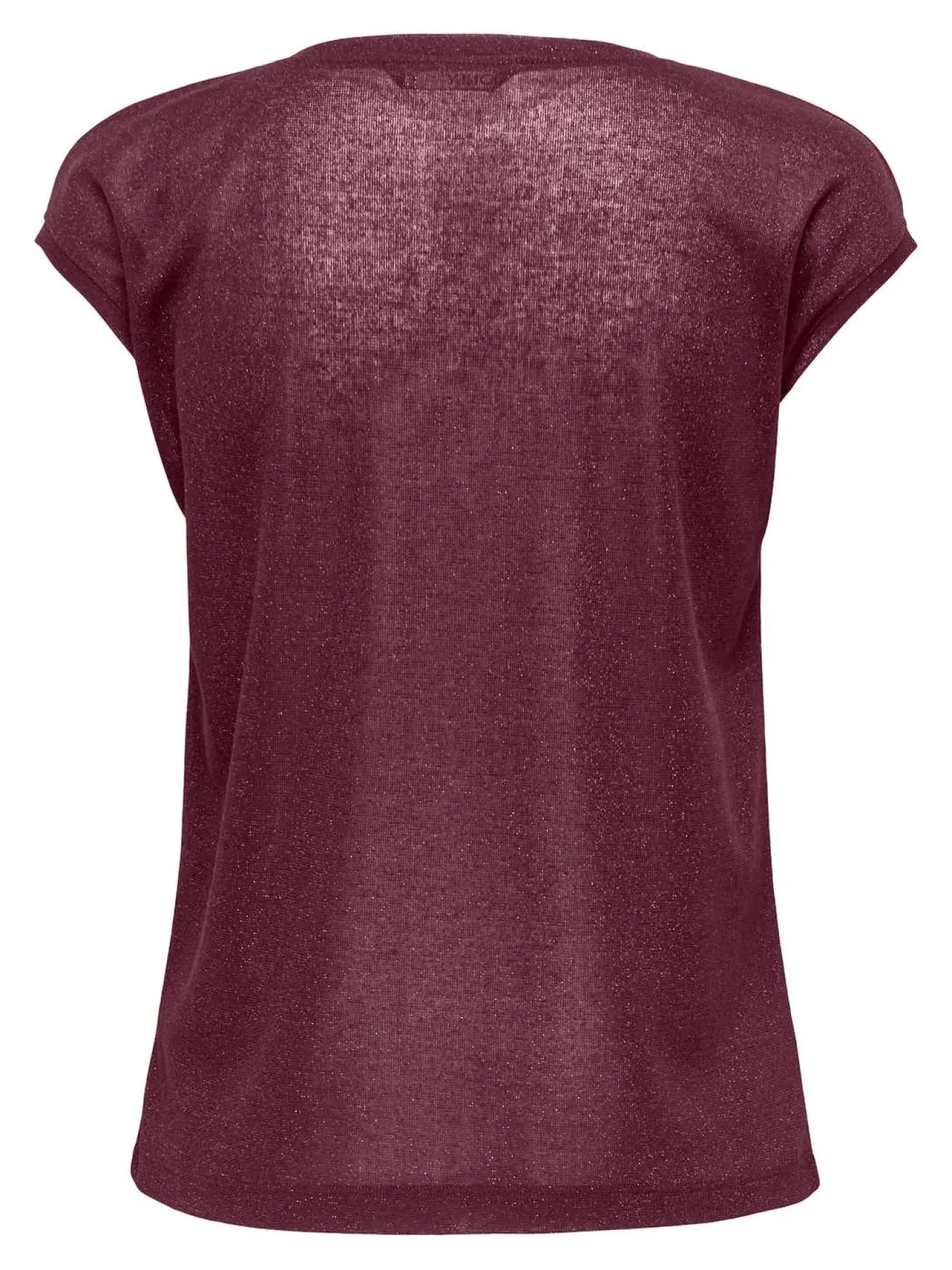 ONLSILVERY S/S V NECK LUREX TOP JRS