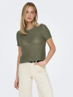 ONLSUNNY S/S PULLOVER KNT NOOS