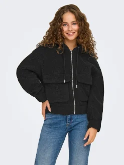 ONLTANJA TEDDY HOOD JACKET OTW NOOS