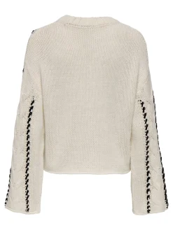 ONLTESSA LS CABEL STITCH O-NECK CC