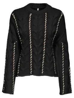 ONLTESSA LS CABEL STITCH O-NECK CC