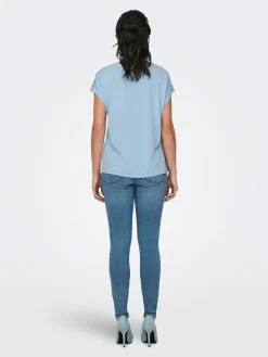 ONLTHEA LIFE S/S LACE MIX TOP JRS