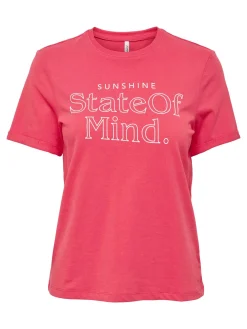 ONLTHEA REG S/S PARK TOP BOX JRS - Geranium/STATE