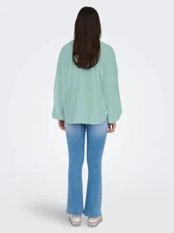 ONLTHYRA LIFE LS V-NECK TOP NOOS WV