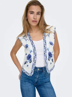 ONLTHYRA LIFE SL EMB VEST WVN CS