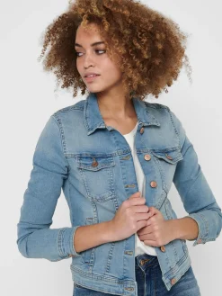 ONLTIA LIFE DNM JACKET BB LB BEX179 - Light Blue D