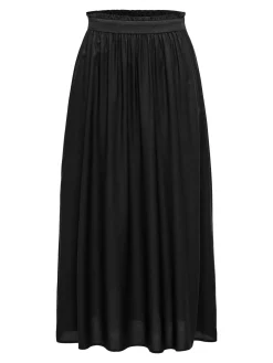 ONLVENEDIG LIFE LONG SKIRT WVN NOOS - Black