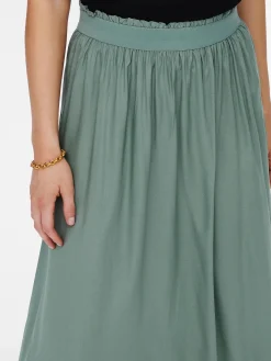 ONLVENEDIG LIFE LONG SKIRT WVN NOOS - Chinois Gree