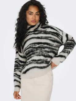 ONLWILD LS JQ HIGHNECK CC KNT