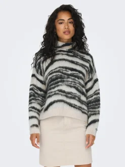 ONLWILD LS JQ HIGHNECK CC KNT