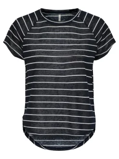 ONLYRSA S/S TOP JRS - Night Sky/CLOUD DANCER