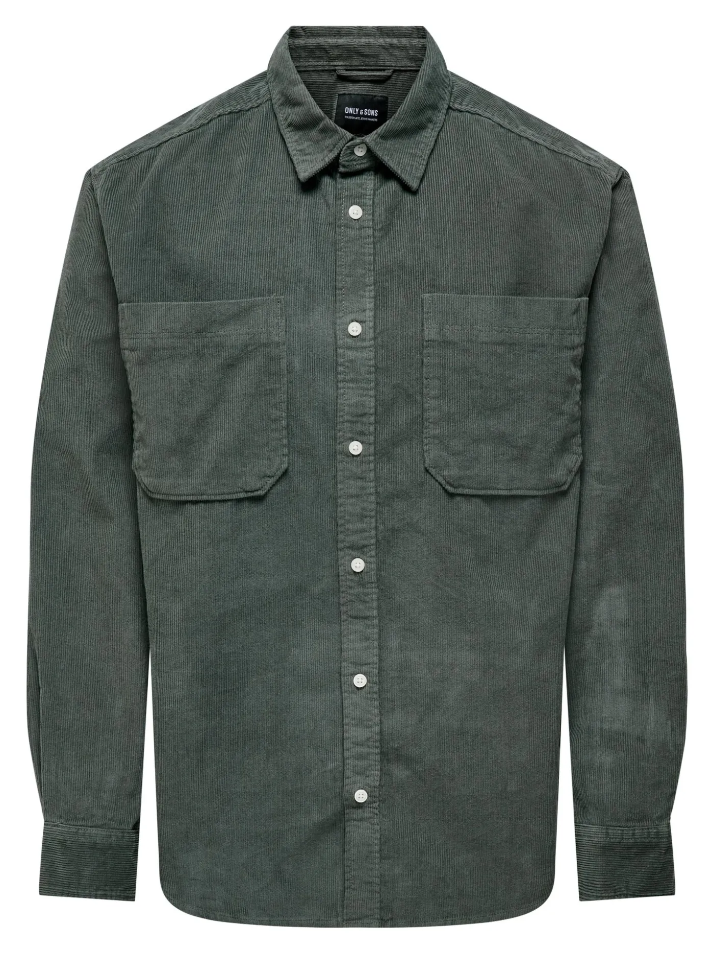 ONSALP RLX 2PKT WASHD CORD LS SHIRT
