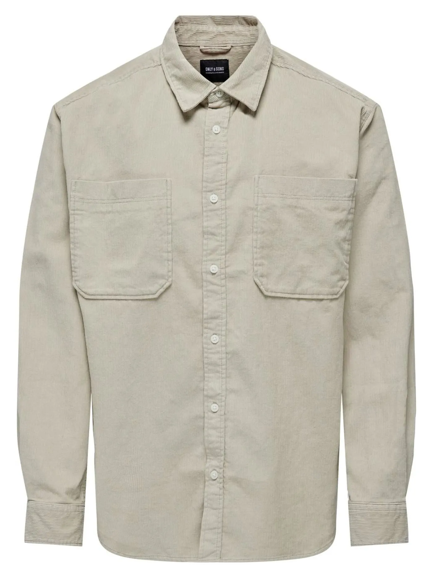 ONSALP RLX 2PKT WASHD CORD LS SHIRT