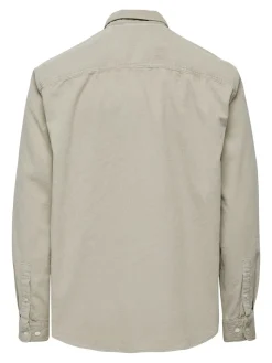 ONSALP RLX 2PKT WASHD CORD LS SHIRT