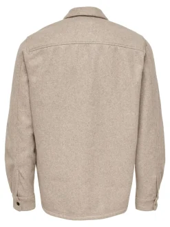 ONSASH OVR WOOLEN LOOK PKT LS SHIRT