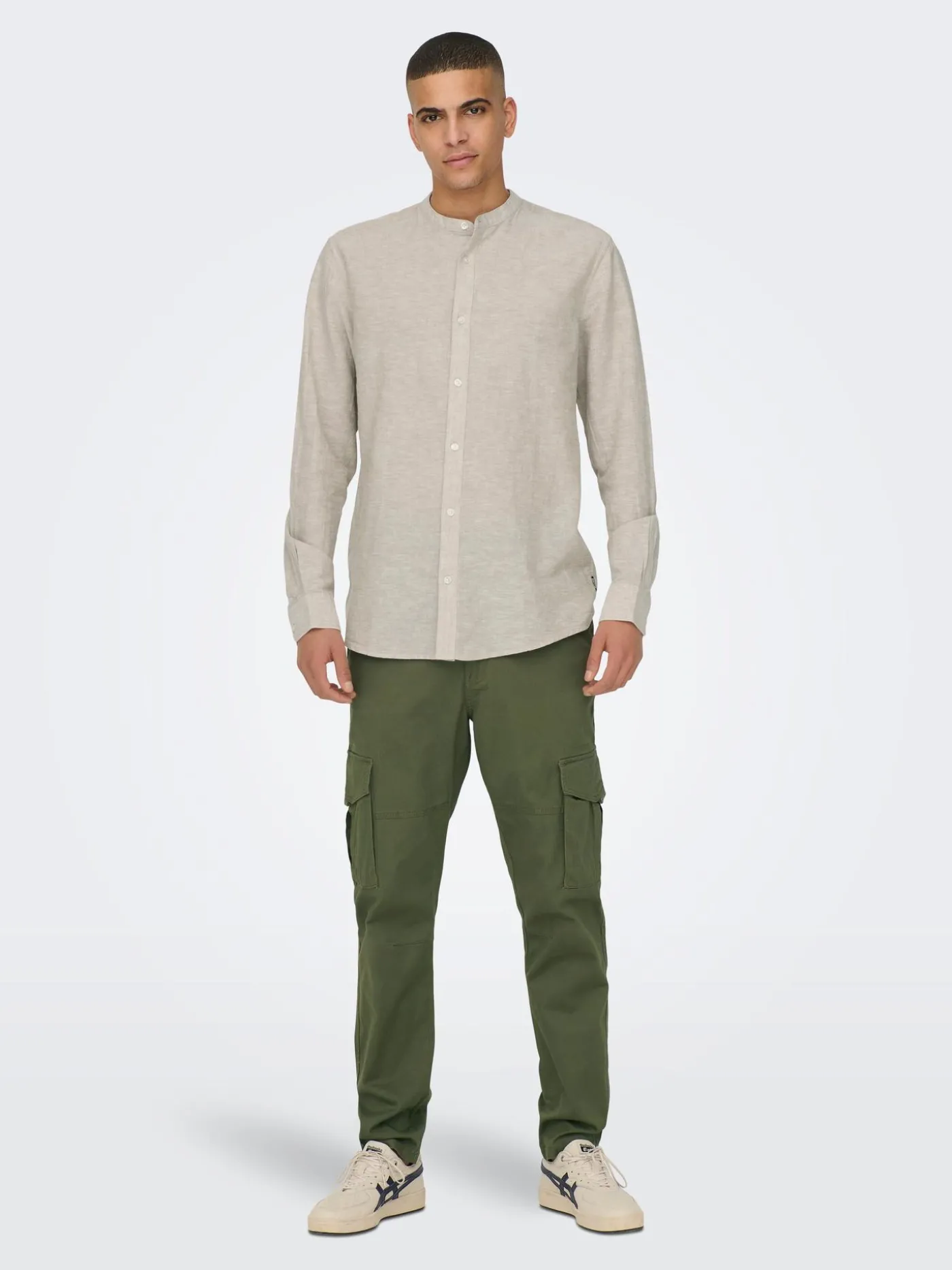 ONSCAIDEN LS SOLID LINEN SHIRT NOOS