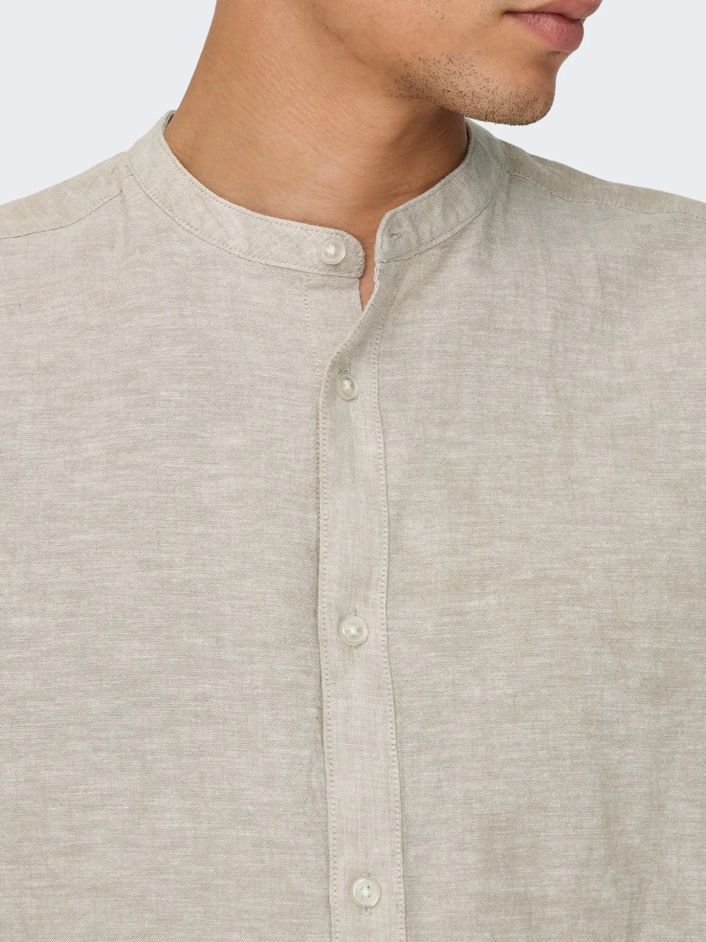 ONSCAIDEN LS SOLID LINEN SHIRT NOOS