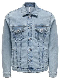 ONSCOIN L. BLUE 4334 JACKET  NOOS - Light Blue Den