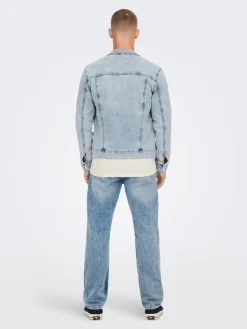 ONSCOIN L. BLUE 4334 JACKET NOOS - Light Blue Den