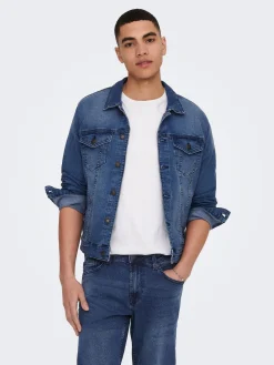 ONSCOIN MID. BLUE 4333 JACKET NOOS - Medium Blue D