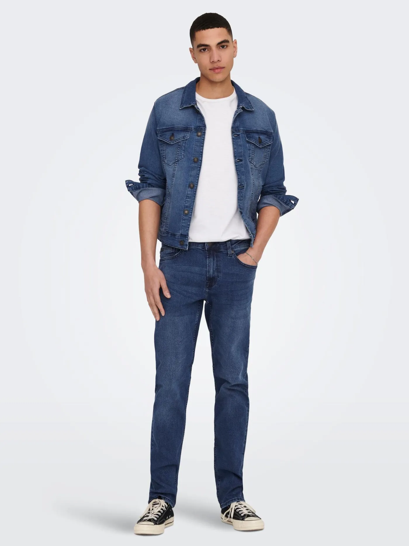 ONSCOIN MID. BLUE 4333 JACKET NOOS - Medium Blue D