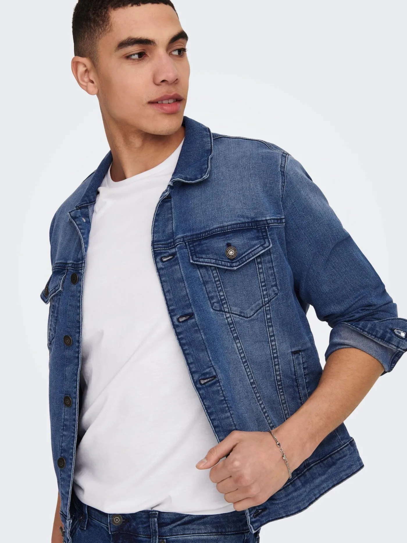 ONSCOIN MID. BLUE 4333 JACKET NOOS - Medium Blue D