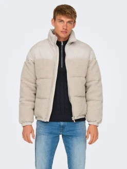 ONSELI SHERPA MIX PUFFER JACKET OTW