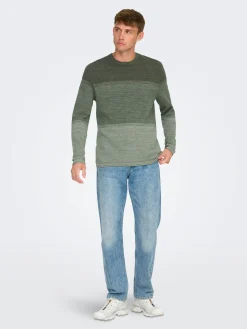 ONSFELIX REG 12 CREW KNIT NOOS