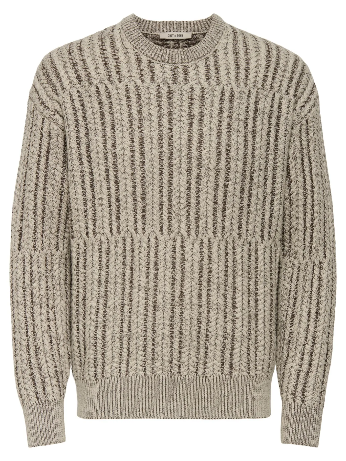 ONSFILL RLX LS CABEL CREW KNIT