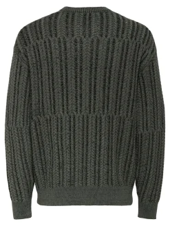 ONSFILL RLX LS CABEL CREW KNIT