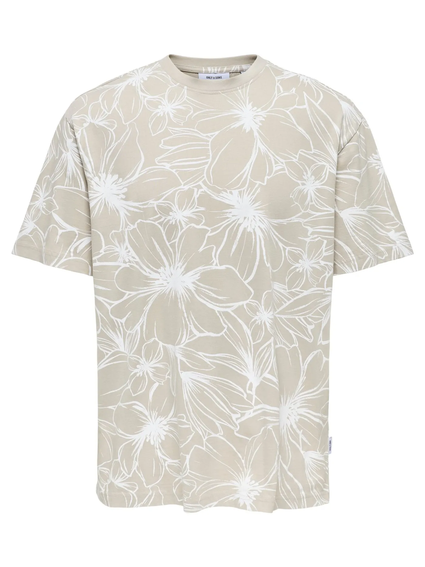 ONSJETHRO LIFE WASHED REG SS AOP TE