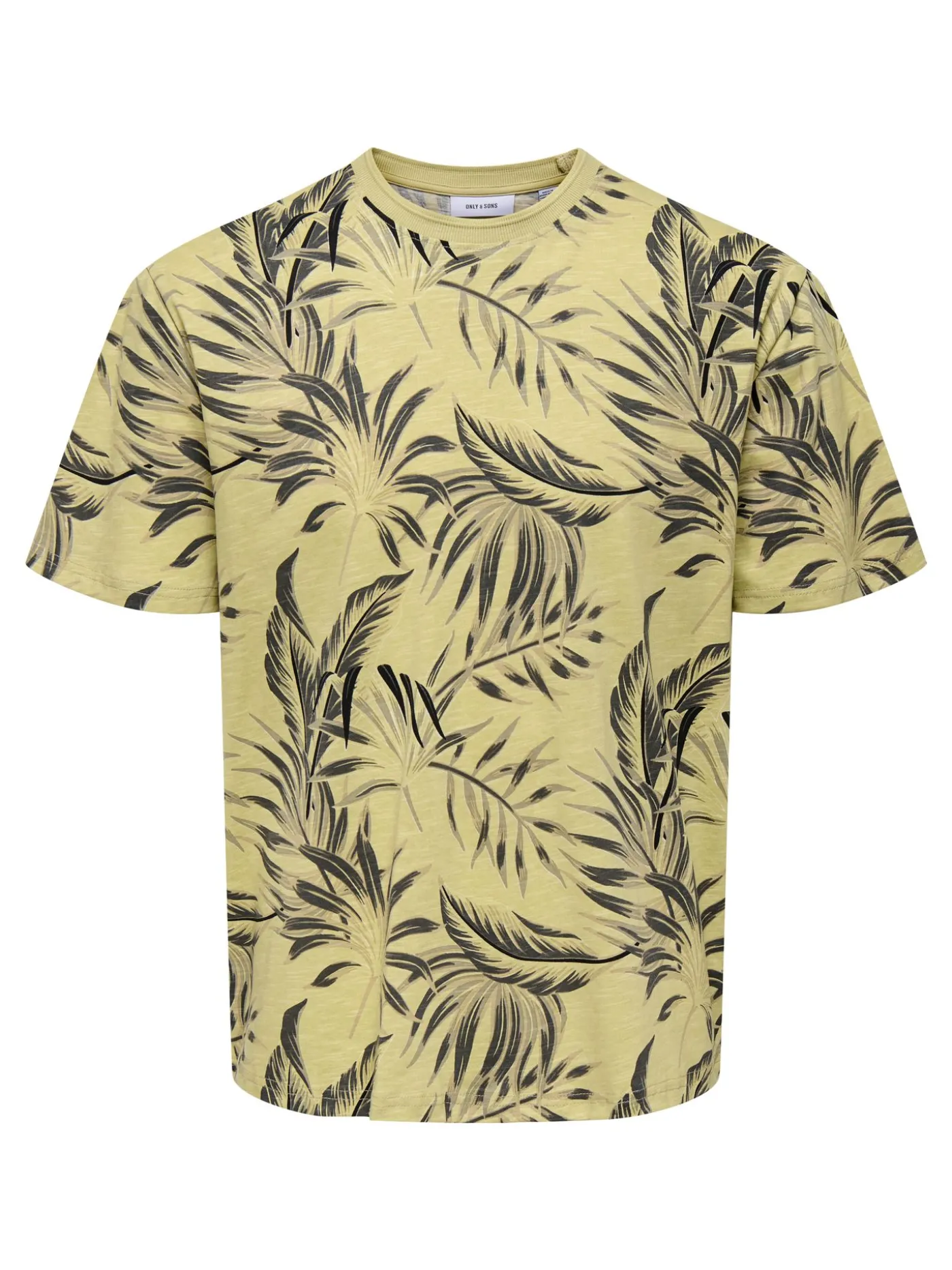 ONSKASH REG LEAF AOP SS TEE