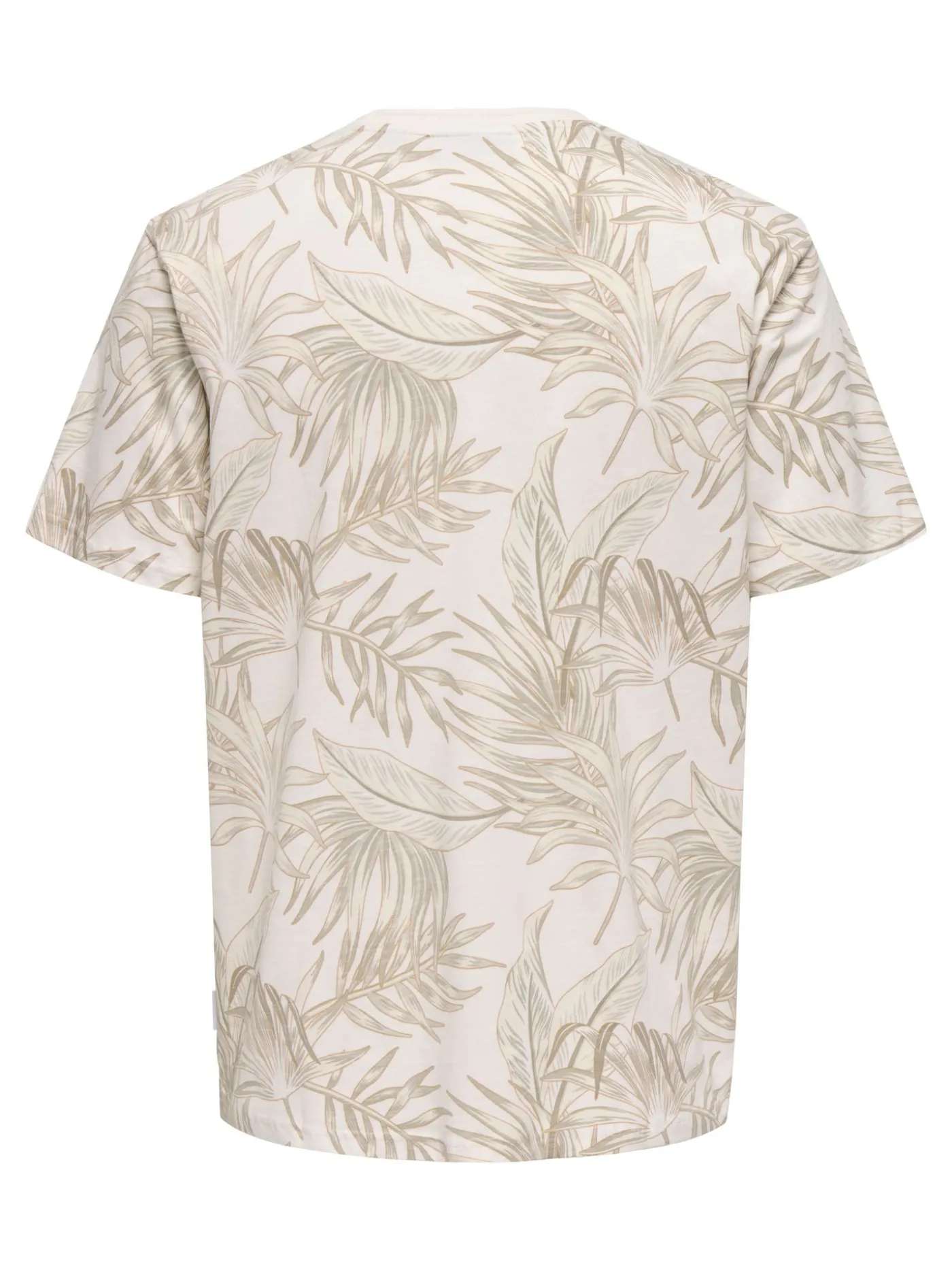 ONSKASH REG LEAF AOP SS TEE