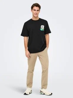 ONSKEANE RLX SS PRINTED TEE CS