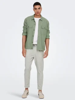 ONSKENNET LS LINEN OVERSHIRT NOOS