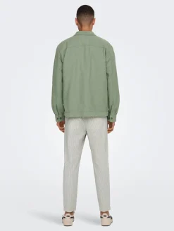 ONSKENNET LS LINEN OVERSHIRT NOOS